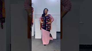 Gorgeous and elegant khanga long dress #zamakalefashion #latestafricaprint #africanfashion