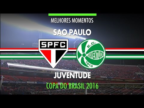 Melhores Momentos - São Paulo 1 x 2 Juventude - Copa do Brasil - 24/08/2016