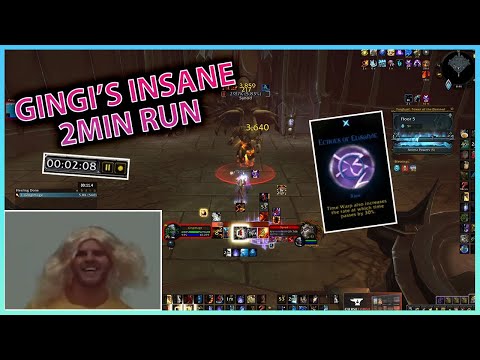 GINGI SPEEDRUNS LAYER 9 OF TORGHAST IN 2 MINUTES!!!| Daily WoW Highlights #257 |