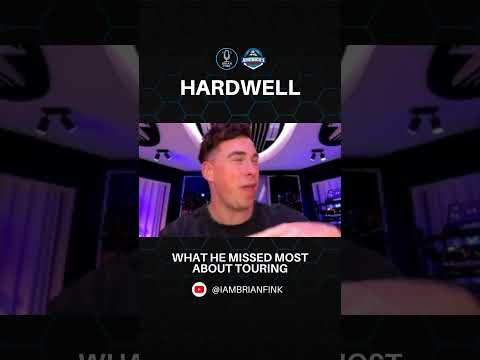 HARDWELL | What he missed most about touring #AD30 #Hardwell #shorts #edm