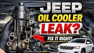 Jeep 3.6L Oil Cooler Leak FIX | Filter Housing Replacement (Full Guide)