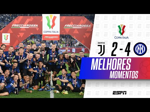 É CAMPEÃO! INTER DE MILÃO VENCE A JUVENTUS NA PRORROGAÇÃO E CONQUISTA A COPA ITÁLIA APÓS 11 ANOS