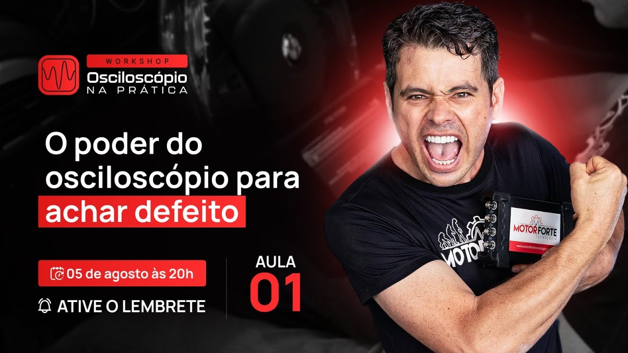 O poder do osciloscópio para achar defeito | AULA 1 Workshop Osciloscópio na Prática