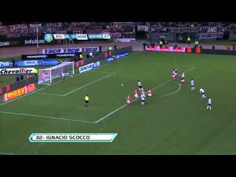 River 3 vs Newell`s 2 (Gol de Scocco de penal) 09/09/2012