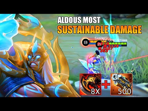 ALDOUS MOST SUSTAINABLE DAMAGE BUILD🔥 | ALDOUS BEST BUILD 2022