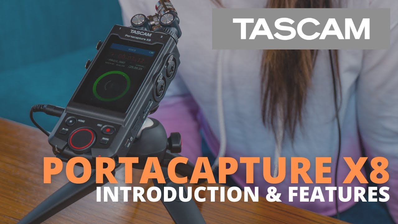 Tascam Portable Recorder Portacapture X8