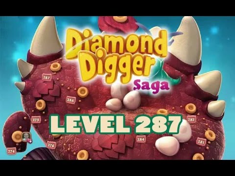 Diamond Digger Saga Level 287 - 3 Stars
