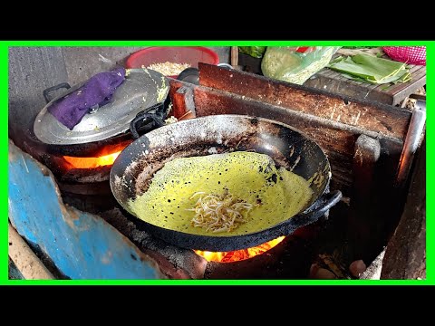 Asia street food on 2020 / Khmer pancake / Banh Chhev.