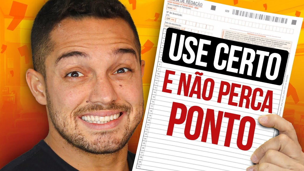 Aprenda RÁPIDO: COMO USAR A VÍRGULA NA REDAÇÃO DO ENEM 2024