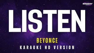 Download lagu Listen - Beyonce Karaoke Version mp3