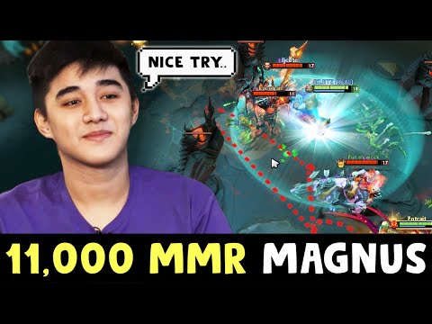 How 11,000 MMR play MAGNUS??? - ABED SMOOTH GAMEPLAY! DOTA 2