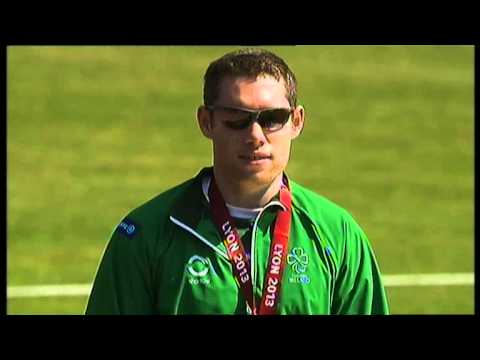 Athletics -  men's 100m T13 Medal Ceremony  - 2013 IPC Athletics World Championships, Lyon