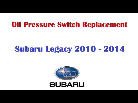 Oil Light Flashing Fix On Subaru Legacy 2013