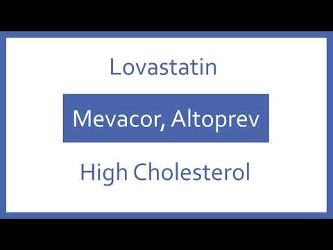 Lovastatin Pronunciation - Generic Name, Brand Name, Indication  (Top 200 Drugs) PTCB PTCE NCLEX