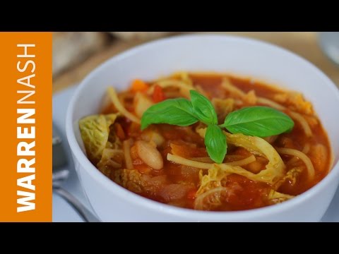 Minestrone Soup Recipe - Easy homemade Italian - Recipes by Warren Nash