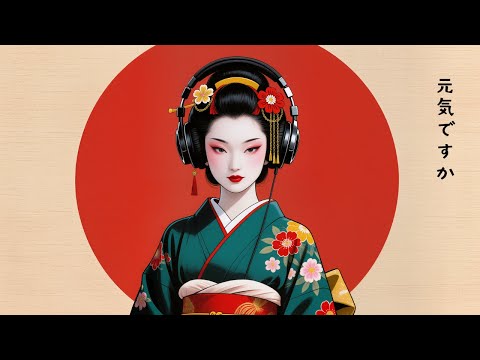 🌸 Neon Torii Groove: Live Japanese Ambient Deep House Instrumental Radio