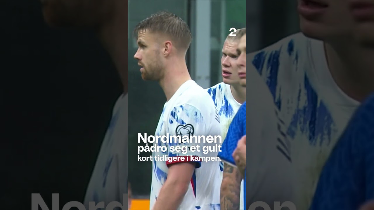 Haaland: – Jeg må faen ikke få rødt kort 😅