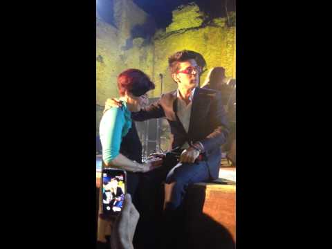 Concerto de Il Volo "Mamma" Piero Barone e mamma Eleonora, 20 Luglio Taormina  grande Pier