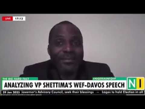 Nick Agule on analysing VP Shettima's WEF DAVOS