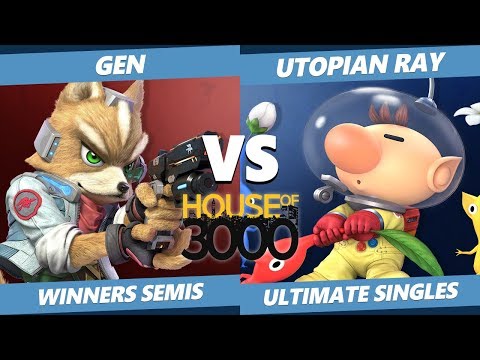 Smash Ultimate Tournament - Utopian Ray (Olimar) Vs. Gen (Fox) SSBU Xeno 161 Winners Semis