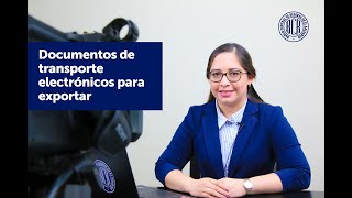 Documentos de transporte electrónicos para exportar