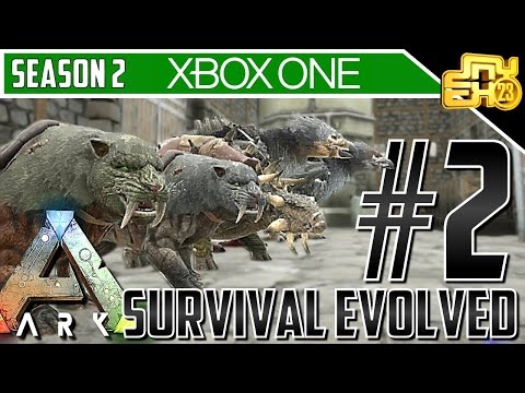 ARK XB1 GAMEPLAY - S2 EP2 - MEET THE SQUAD!! (Check Out The New Crib)