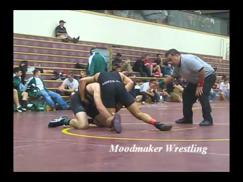 California JC State Wrestling Tournament 2010 - 157CON2: Aaron Lopez vs Carson Garcia