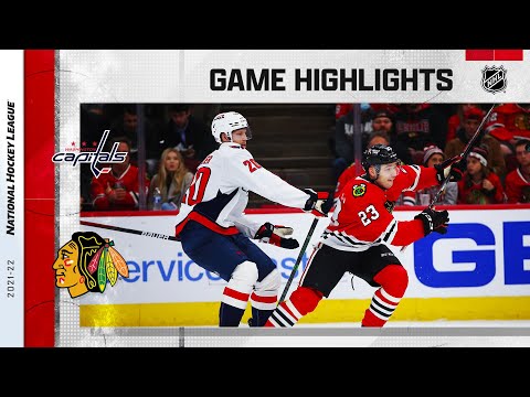 Capitals @ Blackhawks 12/15/21 | NHL Highlights