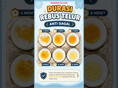 Durasi Rebus Telur Anti Gagal, Mau Setengah Matang atau Matang Sempurna? #ibudanayah