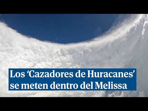 Els 'Caçadors d'Huracans' es fiquen a l'ull de l'huracà Melissa i graven aquestes imatges