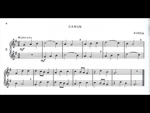 Voxman Selected Duets for Trumpet Vol. 1 (No. 3 - Canon)  Brooks Holmes, Trumpet
