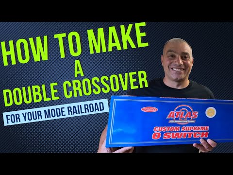 How To Make a Double Crossover for Your Model Railroad Layout!!! | SCARM | Atlas O Track