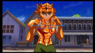 saint seiya omega ultimate cosmo story LIONET SOMA VS GOD DEWA POSEIDON GAME