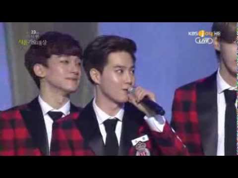 140123 EXO won 대상 (Daesang) Award @23rd Seoul Music Awards
