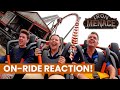 Our First Time Riding Iron Menace At Dorney Park All New B M Dive Coaster