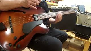 Video thumbnail for Landscape ARB-204/FL Archtop Fretless Bass /Magnetic PU Only by Heavy Gauge Guitars