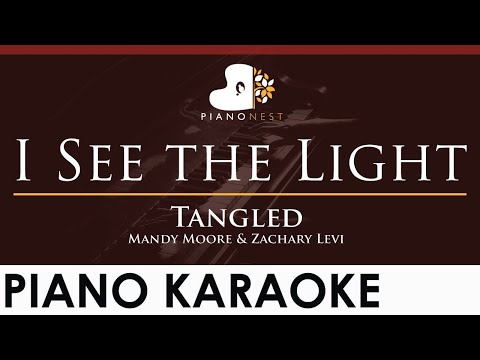 I See the Light - Tangled - HIGHER Key (Piano Karaoke Instrumental) - Mandy Moore & Zachary Levi