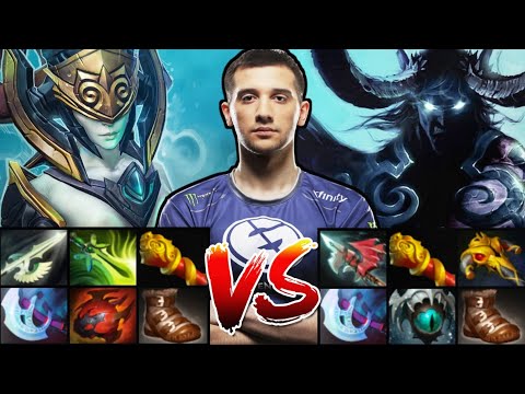 Can ARTEEZY Full Slotted Naga Siren deal with Full Slotted Terrorblade? 7.27 Dota 2