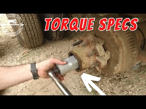 Fixing Dexter 10K Trailer Axle Hub Seals and Brakes - Axle Nut Torque Sequence and Specs