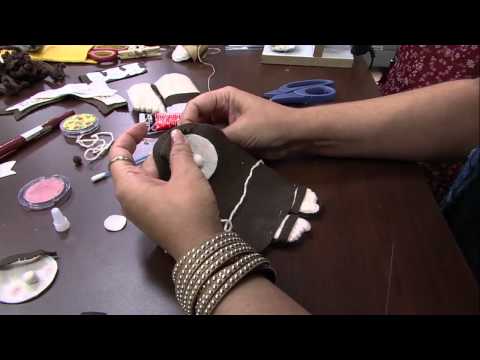 Mulher.com 13/06/2014 - Enfeite de Porta Santo Antônio por Karin Montone - Parte 2