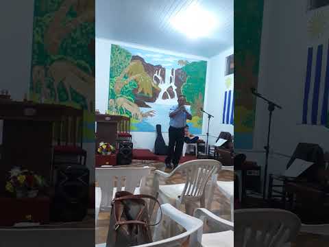 Alsides pregando na Barra do Quaraí-RS