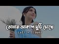 Tomar Akash Duti Chokhe |Slowed + Lofi | Diya Jahan | Hasan S. Iqbal