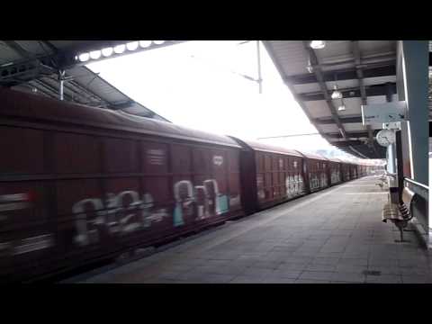 ans@trofa CP.1963 a tracionar comboio de vagões Proximus trofa 30-3-2017