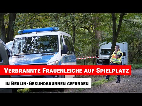 Verbrannte Frauenleiche auf Spielplatz in Berlin-Gesundbrunnen gefunden