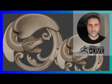 Sculpting Organic Jewelry Designs with ZBrush - Nacho Riesco Gostanza - ZBrush 2022