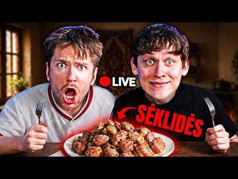 Sėklidžių ir Organų Valgymo Challenge | IRL STREAM