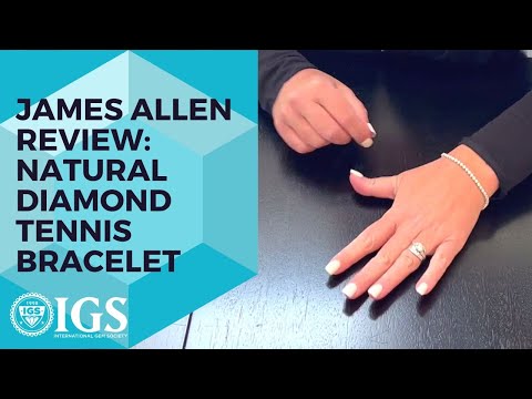 James Allen Natural Diamond Tennis Bracelet Review