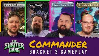 COWABUNGA TIME! TMNT Commander Decks UNTESTED | Shattergang Bracket 3 MTG 🐢🔥