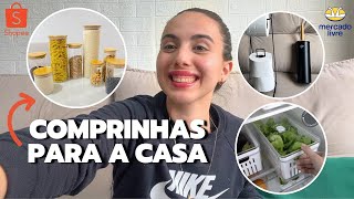 Comprinhas Para a Casa Na SHOPEE e MERCADO LIVRE  | Compras Para o Lar Shopee ?