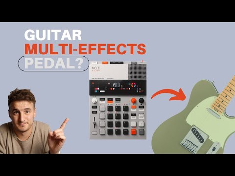 Teenage Engineering EP-133 KOII // Used As A Guitar Pedal // Really Unique Guitar Effects Pedal